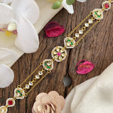 Vriksham Exquisite Floral Kundan Jadau Sheeshphool-J2800